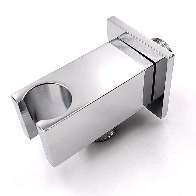 황동 샤워 홀더 및 브래킷, 현대적 미니멀리스트 숨겨진 사각형 휴대용 샤워 마운트