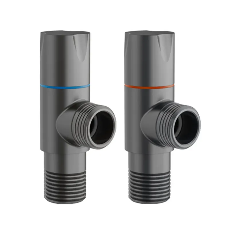 회색 황동 앵글 밸브