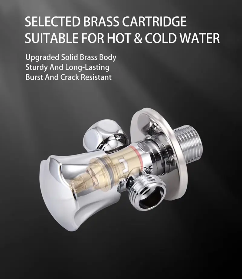 1-in-2 out Single Control Angle Valve