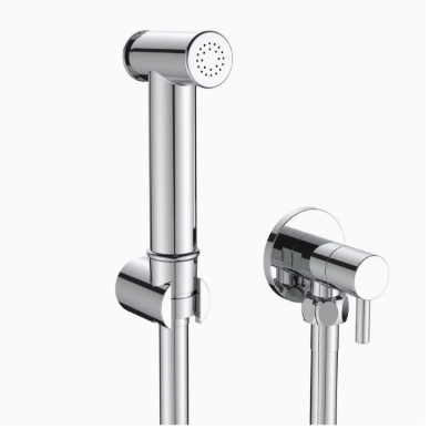 푸시형 원형 비데 분무기